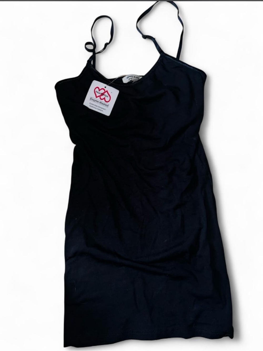 NWT Womenโs Black Slip Dress Camisole - Classic Spaghetti Strap